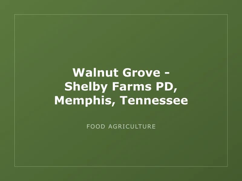 Walnut Grove - Shelby Farms PD, Memphis, Tennessee