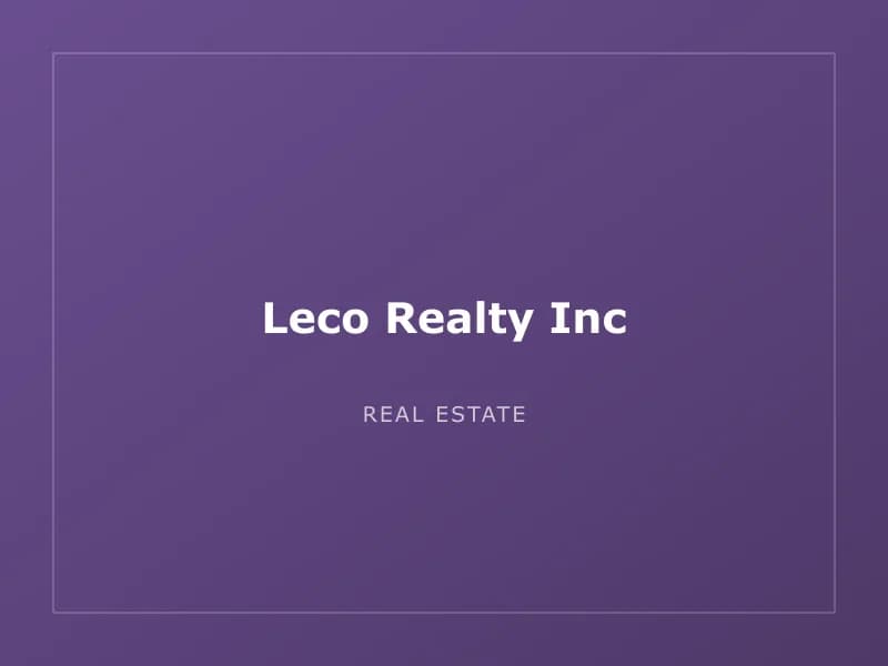 Leco Realty Inc