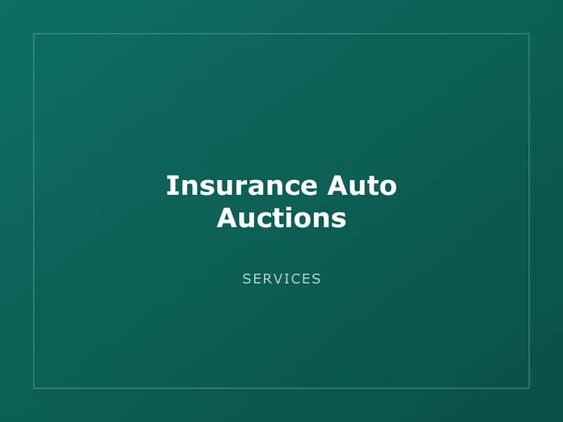 Insurance Auto Auctions