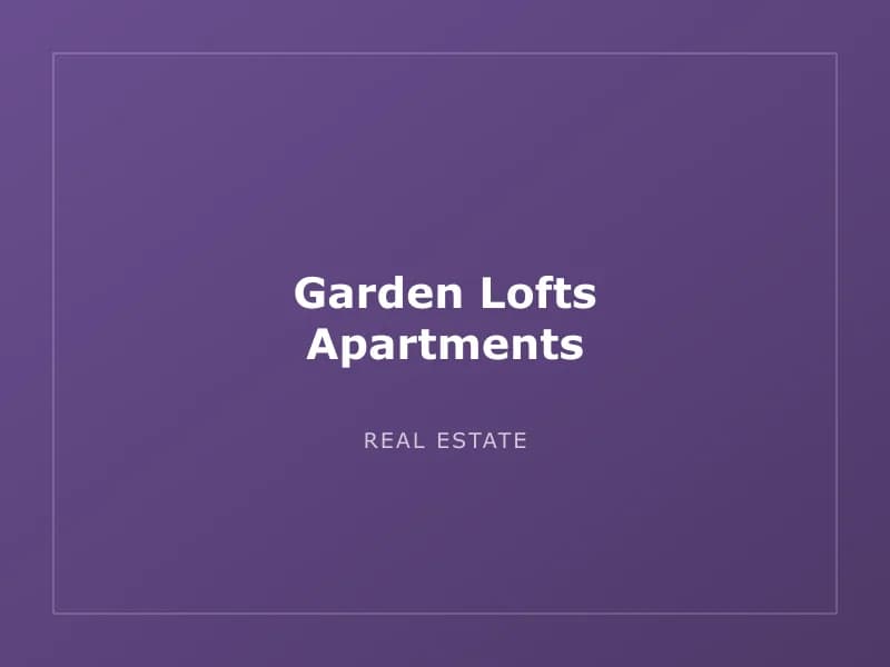 Garden Lofts Apartments