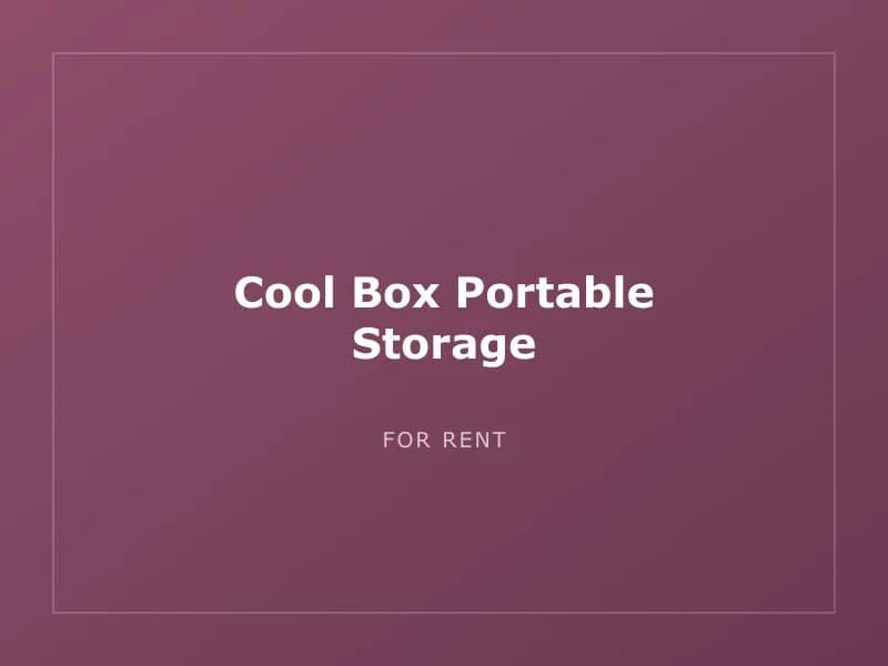 Cool Box Portable Storage