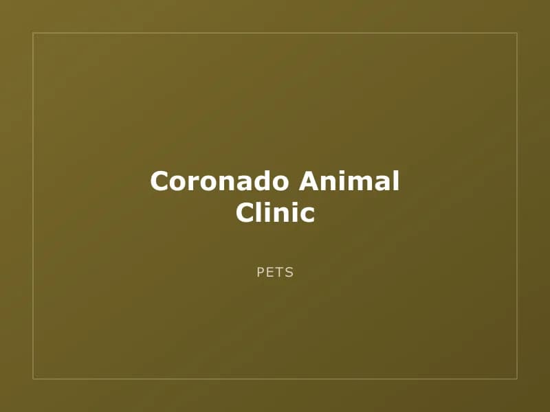 Coronado Animal Clinic