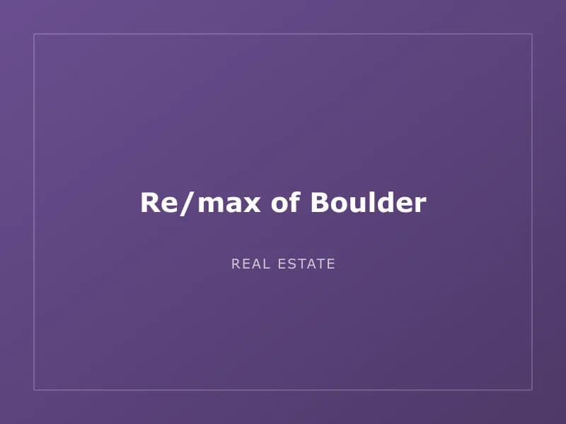 Re/max of Boulder