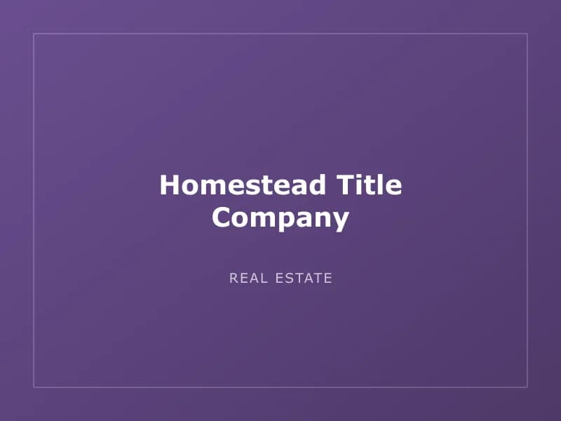 Homestead Title Company