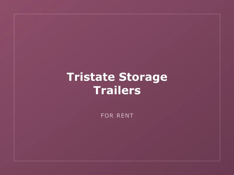 Tristate Storage Trailers